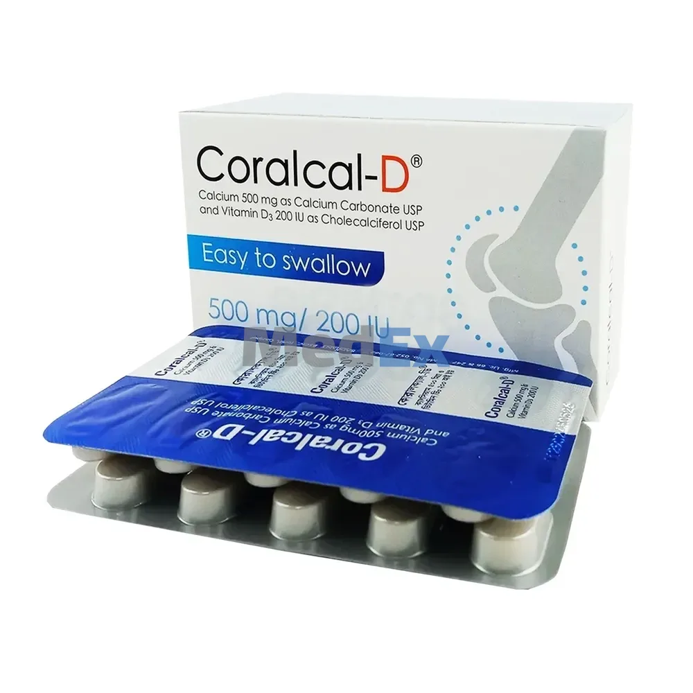 CoralCal-D | 600mg+200 IU